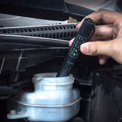 Brake Fluid Oil Tester Minyak Rem 5 Indikator LED - HB050 - Black