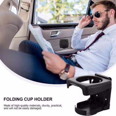 RJT Car Cup Holder Dudukan Tempat Minum Gelas Mobil Multifungsi - RL-328 - Black