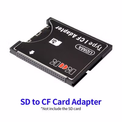 Card Reader Compact Flash Adapter SD Card SDHC SDXC MMC - WL-695 - Black