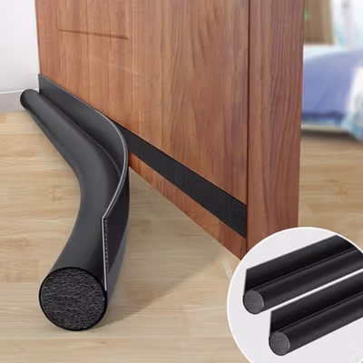 Door Stopper Blocker Insulator Penahan Udara Pintu Satu Sisi 94cm - DK1S - Black