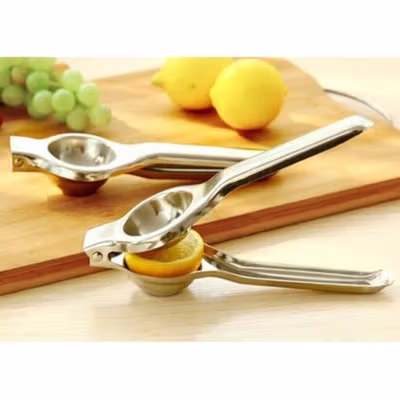 Jinmeiqi Alat Peras Jeruk Lemon Squeezer Pressed Clip Stainless Steel - JQ005 - Silver