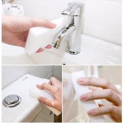 TaffHOME Spons Melamin Pembersih Perabotan Sponge Kitchen Cleaner - H100 - White