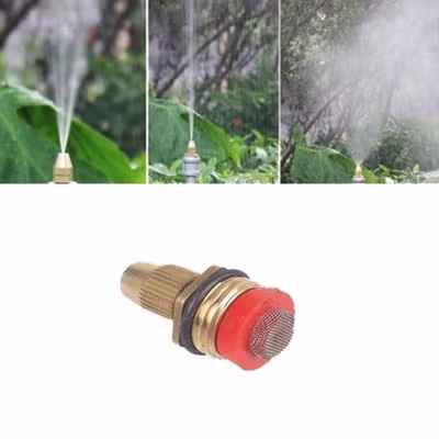 Taffware Drip Irigasi Taman Water Mist Sprinkler Nozzle Brass 1/2 Inch - JM008 - Copper