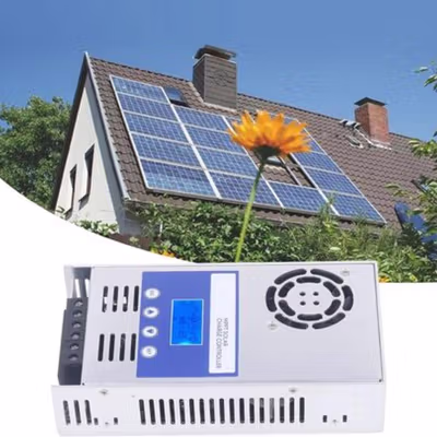 SolaBright Solar Charge Controller MPPT Regulator 12V/24V/36V/48V 60A - MPPT-6048 - Silver