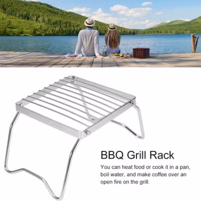 Goyana Alat Panggang Lipat Portable Outdoor Grill Stove Foldable - GY145 - Silver