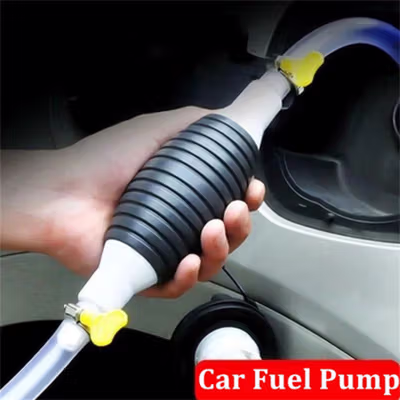 OTOHEROES Pompa Tangan Transfer Bensin Mobil Oil Extractor with 2 Clip - NC03 - Black
