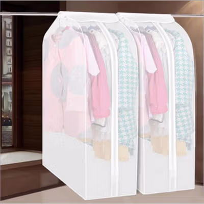 TaffHOME PEVA Cover Pakaian Anti Debu Cloth Organizer 60x50x90cm - PE1 - Transparent