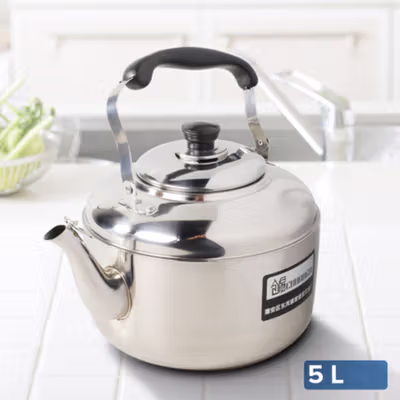 CHUANCYI Teko Air Panas Stainless Steel Water Kettle 5L - HS4062 - Silver