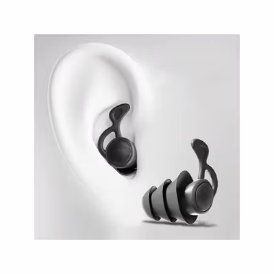 TaffSPORT Penutup Telinga Earplug Noise Reduction 3 Layer - VO70 - Black