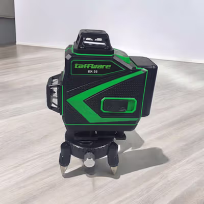 Taffware Laser Level Self Leveling 4D 16 Lines 2400mAh with Remote - KK-36 - Green
