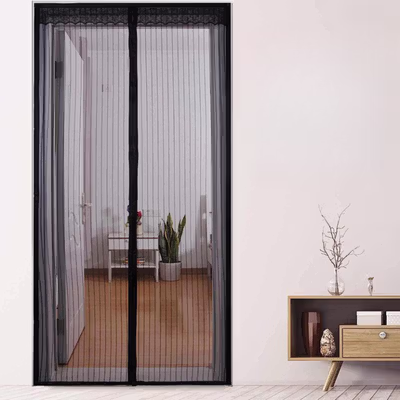 TaffHOME Tirai Pintu Anti Nyamuk Kelambu Magnetic Door 100x210cm - CNY-121 - Black
