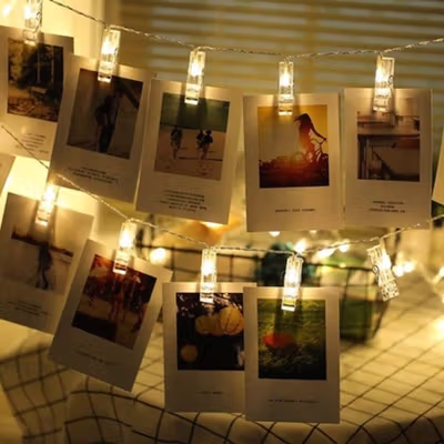 ANBLUB Lampu Hias Tumblr String Lights Clip Waterproof 20 LED 2M - 0606 - Warm White