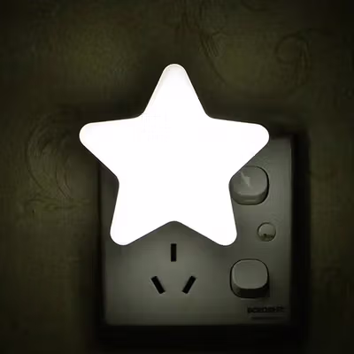Energy Lampu Tidur LED Model Bintang EU Plug 240V 0.1W - EN-NL-8 - White