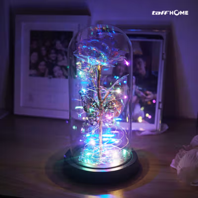 TaffHOME Lampu Hias LED Mawar Beauty And The Beast RGB 1 PCS - SR142 - Golden