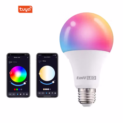 TaffLED Lampu Bohlam RGB Smart Bulb Bluetooth Control E27 800 Lumens - TY-10W - White