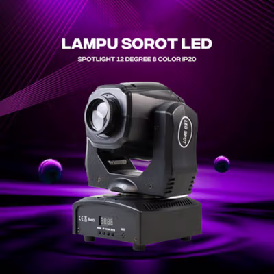 ALiEN Lampu Sorot LED Spotlight 12 Degree 8 Color IP20 220V 60W - ZQ-B147B - Black