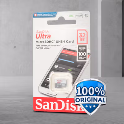 SanDisk Ultra microSDHC/SDXC UHS-I Class 10 100MB/s 32GB - SDSQUNR - No Color