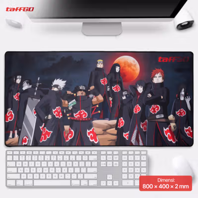 TaffGO Gaming Mouse Pad Rubber XL Desk Mat 800x400x2mm - RO64 - No Color