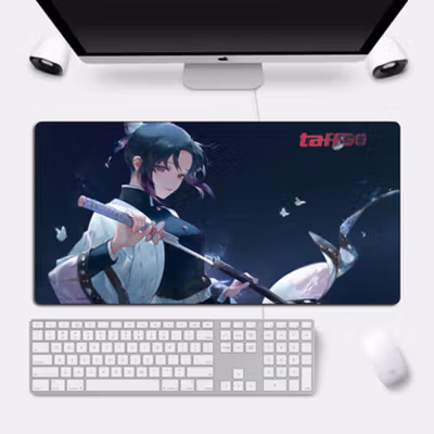 TaffGEAR Mouse Pad Gaming XL Demon Slayer Desk Mat 800x400x2mm - RO63 - No Color