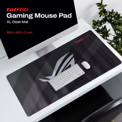 TaffGO Gaming Mouse Pad XL Desk Mat 800x400x2mm - RO74 - No Color