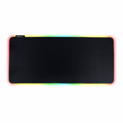 TaffGEAR Mouse Pad Gaming XL Illuminated LED RGB Desk Mat 900x400x4mm - GMS-WT5 - Black