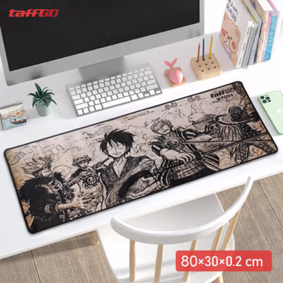 TaffGO Professional Gaming Mouse Pad XL Desk Mat 800x300x2mm One Piece - MP004 - No Color