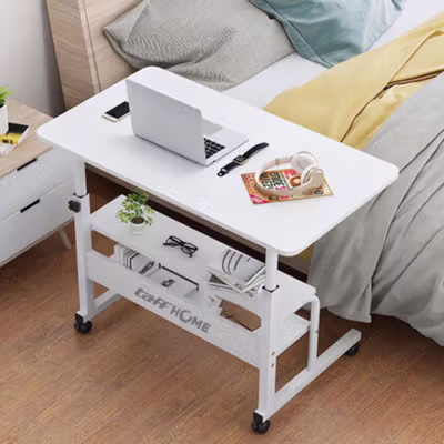 TaffHOME Meja Laptop Adjustable Portable Working Desk 3 Layer 60x40cm - ND04 - Warm White