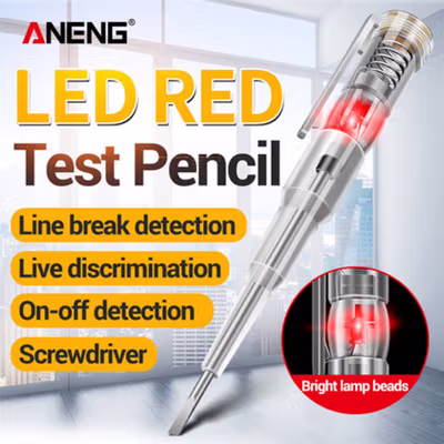 ANENG Obeng Tespen Tester Pen with Indicator LED - B09 - No Color