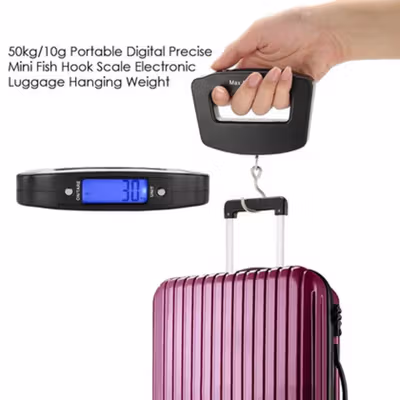 FEIMIAOMILEI Timbangan Koper Tas Gantung Digital Scale 50kg 10g - FM510 - Black