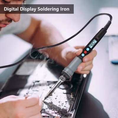 Solder Elektrik Adjustable Temperature Soldering ESD SAFE 90W - CS-926S - Black