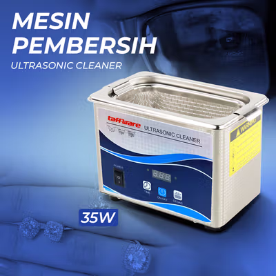 Taffware Mesin Pembersih Perhiasan Ultrasonic Cleaner 35W - GA008 - Silver