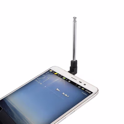 Taffware Antena Radio Portable Telescopic 3.5mm Jack 108MHz - Black