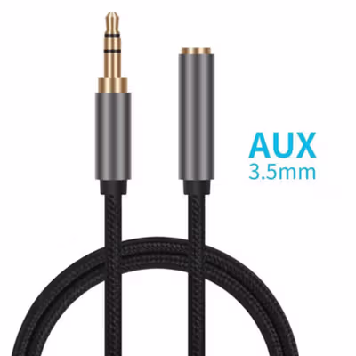 ChicRain Kabel Audio AUX 3.5mm Male to Female 1.5M - 8535 - Black