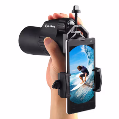 Eyeskey Smartphone Holder Adapter untuk Teropong Binocular Telescope - CM4 - Black