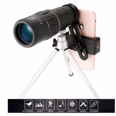 TaffSPORT Lensa Tele Zoom 16X52 untuk Smartphone - KL1040 - Black