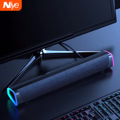 Niye Bluetooth Soundbar Home Theater HiFi 3D Surround - V8 - Black