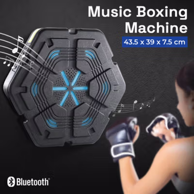 APWIKOGER Mesin Tinju Music Boxing Machine Wall Target Bluetooth - AG5 - Black