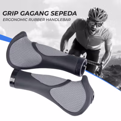 Deemount Grip Gagang Sepeda Ergonomic Handlebar Rubber - BGP-110 - Black
