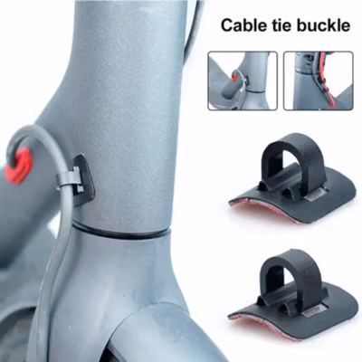 Fixed Clamp Kabel Rem Sepeda Cable Tie Buckle Organizer 5 PCS - Black