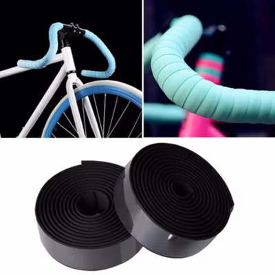 Handlebar Tape Gagang Sepeda Bicycle Handle Wrap 2M 30mm 2 PCS - GH-081H - Black