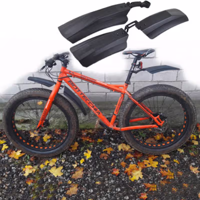 RICHBIT Spakbor Sepeda Depan dan Belakang MTB Bike Mud Guard - A2A02 - Black