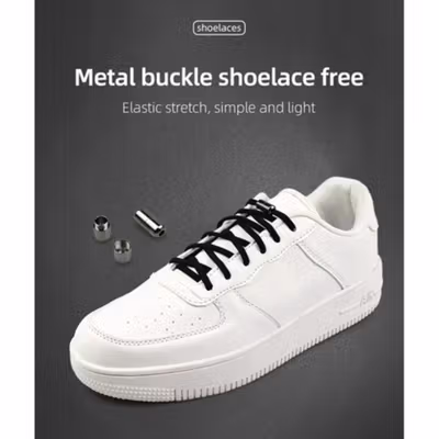SOBU Tali Sepatu Lazy Lace No Tie Shoelaces 1 Pasang - SLK01 - Black