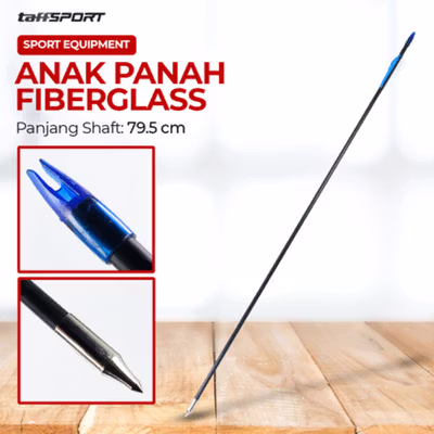 TaffSPORT Anak Panah Arrow Fiberglass Sport Equipment Spine 800 1 PCS - JH813 - Blue