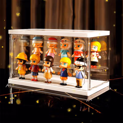 JSTYLE Kotak Pajangan Action Figure Display Storage Box Acrylic - TF-2109 - Transparent