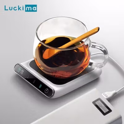 Luckima Pemanas Elektrik Tatakan Gelas Teapot Heating 10W - BW-1901 - White