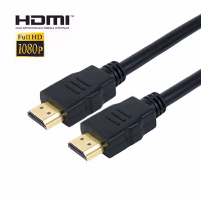 FSU High Speed HDMI to HDMI Cable OD7.3mm Gold Plated 4K 200cm - HD101 - Black
