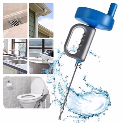 CHFENGASQ Kawat Pembersih Saluran Toilet Cleaner Dredger Blockage 3M - CHF1 - Blue