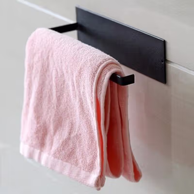 HOUSEEN Gantungan Tisu Roll Toilet Handuk Tissue Japanese Style 25cm - HJ26 - Black