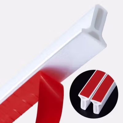 ALEENK Water Stopper Bathroom Wastafel Karet Penahan Air 3cm 2M - AL3CM - White