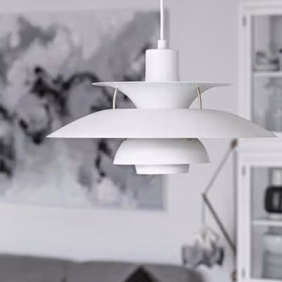 TaffLED Lampu Gantung Hias Flower Light 3 Color E27 12W 30cm - HLE27 - White